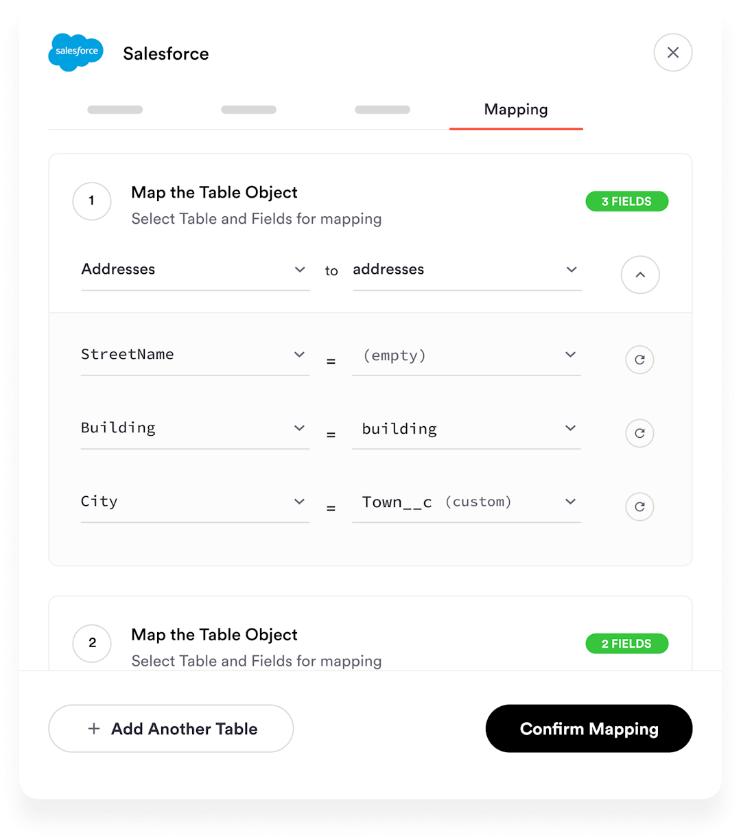 Custom Field Mapping