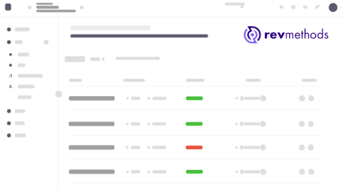 RevMethods Dashboard